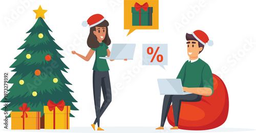 Holiday shopping debate between gift-giver and budget-conscious recipient