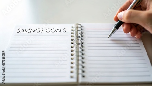 Open notebook with 