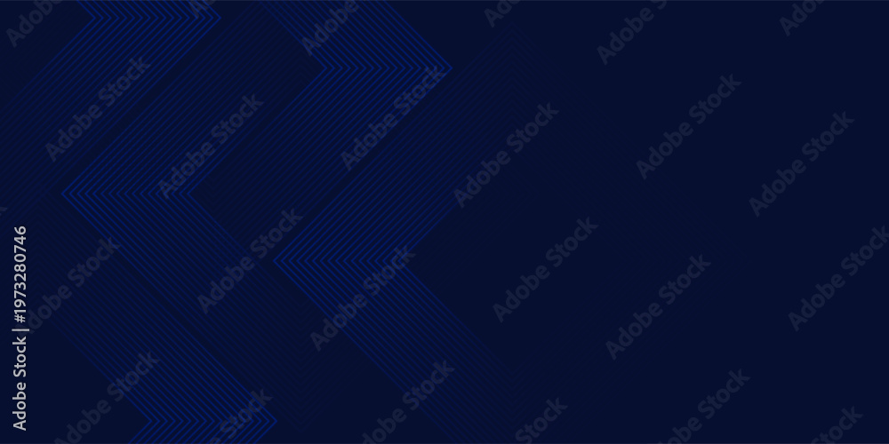 Obraz premium Futuristic blue glowing lines on dark abstract tech background