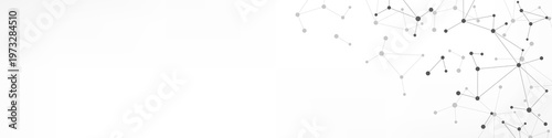 Molecular structure and genetic engineering, molecules DNA, neural network, scientific research. Abstract background for innovation technology, science, healthcare, and medicine