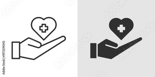 Therapy Icon representing treatment, healing, and mental or physical care.