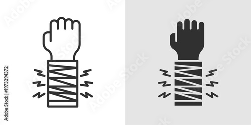 Trauma Care Icon representing emergency treatment, critical care, and injury management.