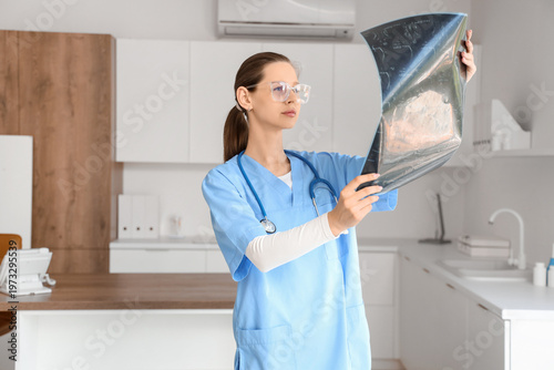 Female medical intern study...
