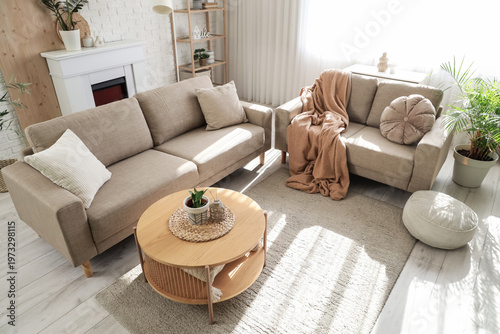 Interior of stylish living ...