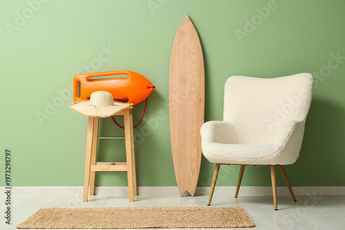 Interior of stylish living ...