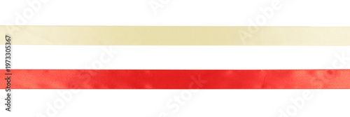 Free Download red and gold ribbon banner or silk line sample isolated on white or transparent png - GFXLoad