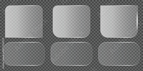 Foto Glass effect light box design seamless pattern for modern digital interfaces