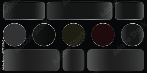 Title elegant glass effect light box frames black gray colored display options description a collection of black and colored glass effect