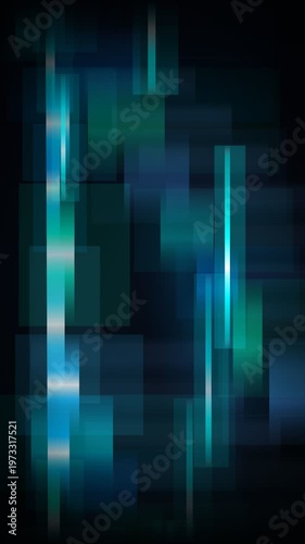 Vertical Neon Light Trails Background