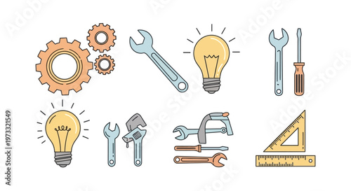 Tools and equipment for fixing things.