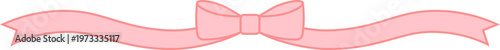 분홍 리본 장식