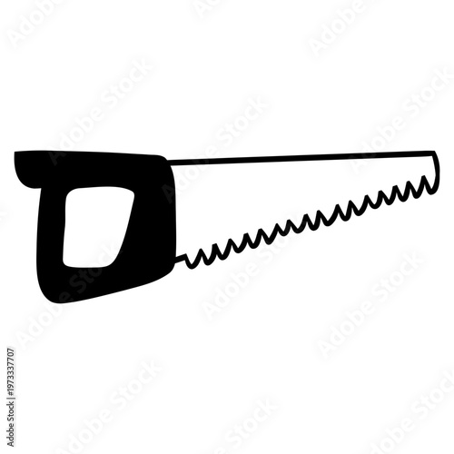 handsaw icon illustration
