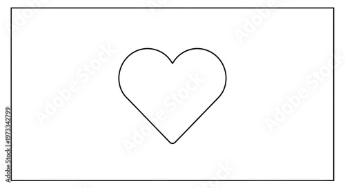 3D romantic red paper heart illustration on a white background as a symbol of love and passion for a Valentine's Day card design