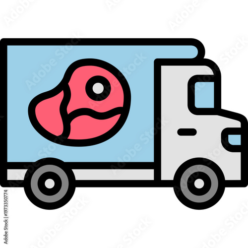 butchery logistic icon