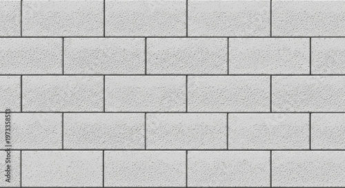 Seamless Modern Light Gray Textured Block Wall Background