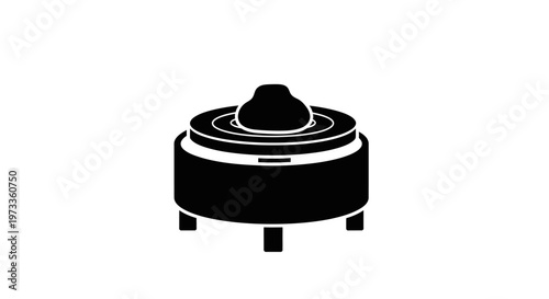 Black and white old radio dial.