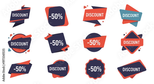 Discount Labels and Badges.