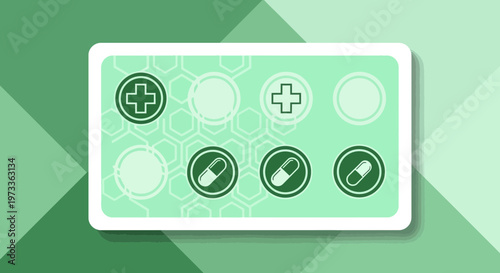 Medical Pills and Capsules in Blister Pack, Healthcare and Pharmacy Concept