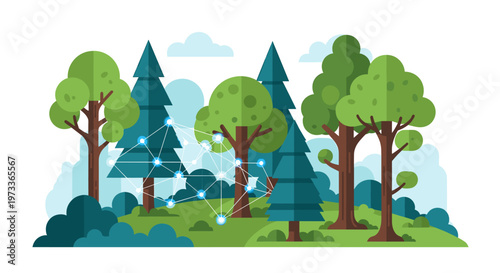 A calming, modern graphic representing growth and ambition. Ideal for business presentations, website design, or marketing materials needing a sense o
