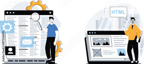 Collaboration between web development and design professionals for creating websites