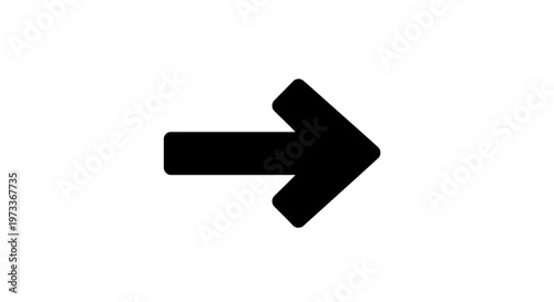 Black Arrow Pointing Right Direction.