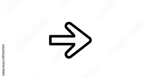 Black Arrow Pointing Right Symbol.