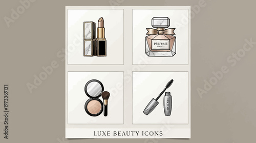 High-fashion beauty icon bundle inspired by luxury cosmetic packaging design trends