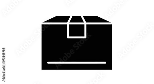 Black Box with White Lines.