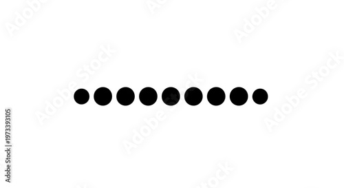 Dots in a row pattern.