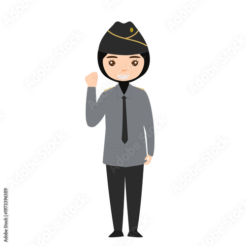 Civil Servant Ministry of Law and Human Rights cartoon character