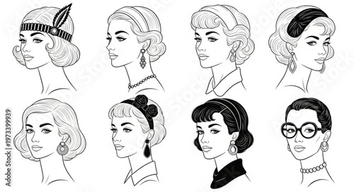Vintage Womens Hairstyles - A Collection of Classic Looks.
