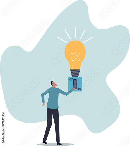 Business idea and solution to solve company problem or innovation and strategy to win business success .human life and situation.