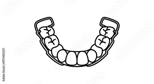 Dental Retainer Appliance for Teeth Alignment, Orthodontic Care, Oral Hygiene