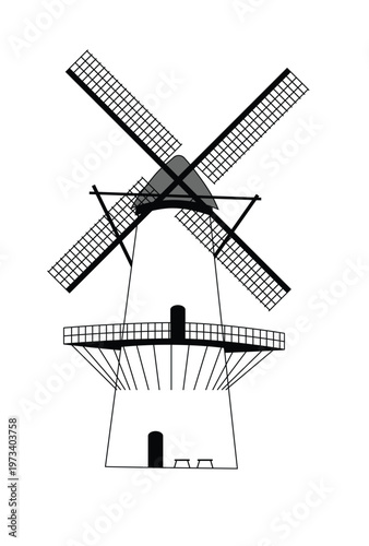 An old windmill from Nederland