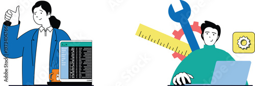 Professional and troubleshooting approaches in it support and software development