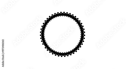 Closeup of a black gear.