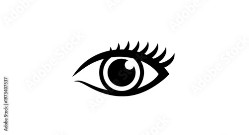 Detailed Illustration of a Human Eye.