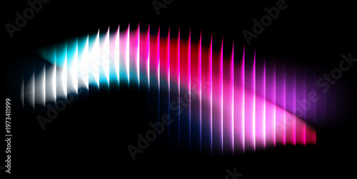 futuristic glowing digital wave in motion. Dynamic modern background design. Beautiful abstract background with colorful gradients and lights 
