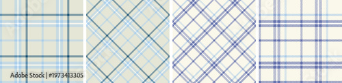 Check design seamless pattern set.tartan plaid for dress ,flannel skirt, tablecloth other modern and fashion summer textile print.