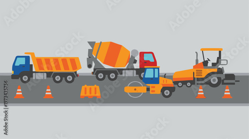 road construction truck