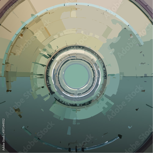 Close-up view of a compact disc with a reflective surface.