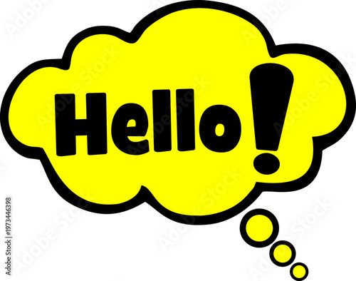 Cartoon comic sign burst clouds. Speech bubble, Hello sign expression and pop art text frames. Comics mem expressions speech, superhero book Bang label. Isolated vector symbols set