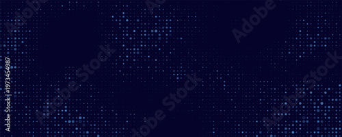 Abstract Finance Digital Business Background. Fintech Technology or Science Research Presentation Backdrop. Digital Crypto Business Vector Illustration.