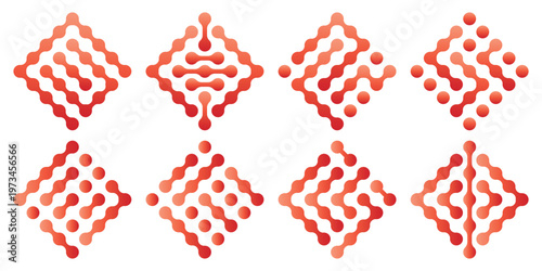 Abstract metaball geometric shapes. Modern liquid blob elements set isolated on white background. Contemporary minimal vector forms. EPS 10.