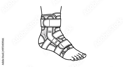 Ankle Brace Support for Injury Recovery and Sports Protection