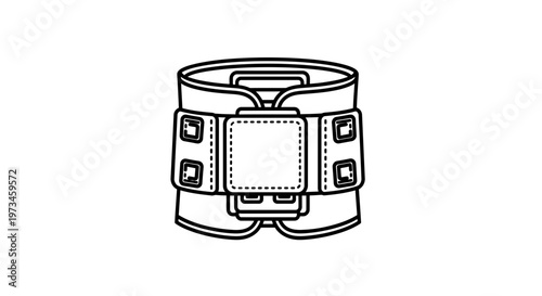 Adjustable Wrist Brace with Straps for Support and Protection