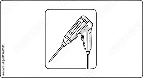 Digital Food Thermometer Icon - Kitchen Tool for Cooking and Temperature Measurement