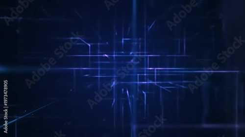 Blue Light Beams in Dark Space.