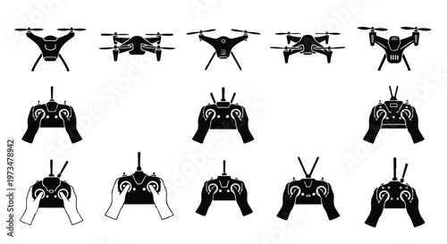 Drone and remote controller designs.