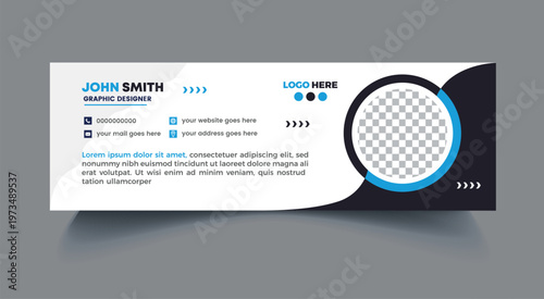 Professional Email Signature Template Design.